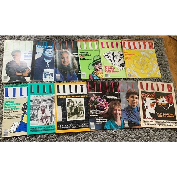 B- Lilith Independent Jewish Women's Magazine LOT 12 vtg ISSUES 1986-1991 - Picture 3 of 3